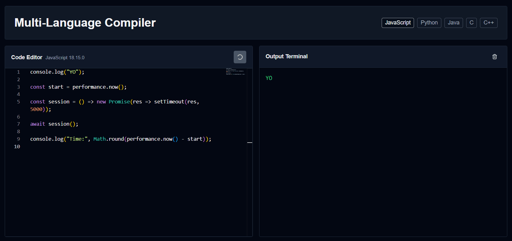 JavaScript Async Example